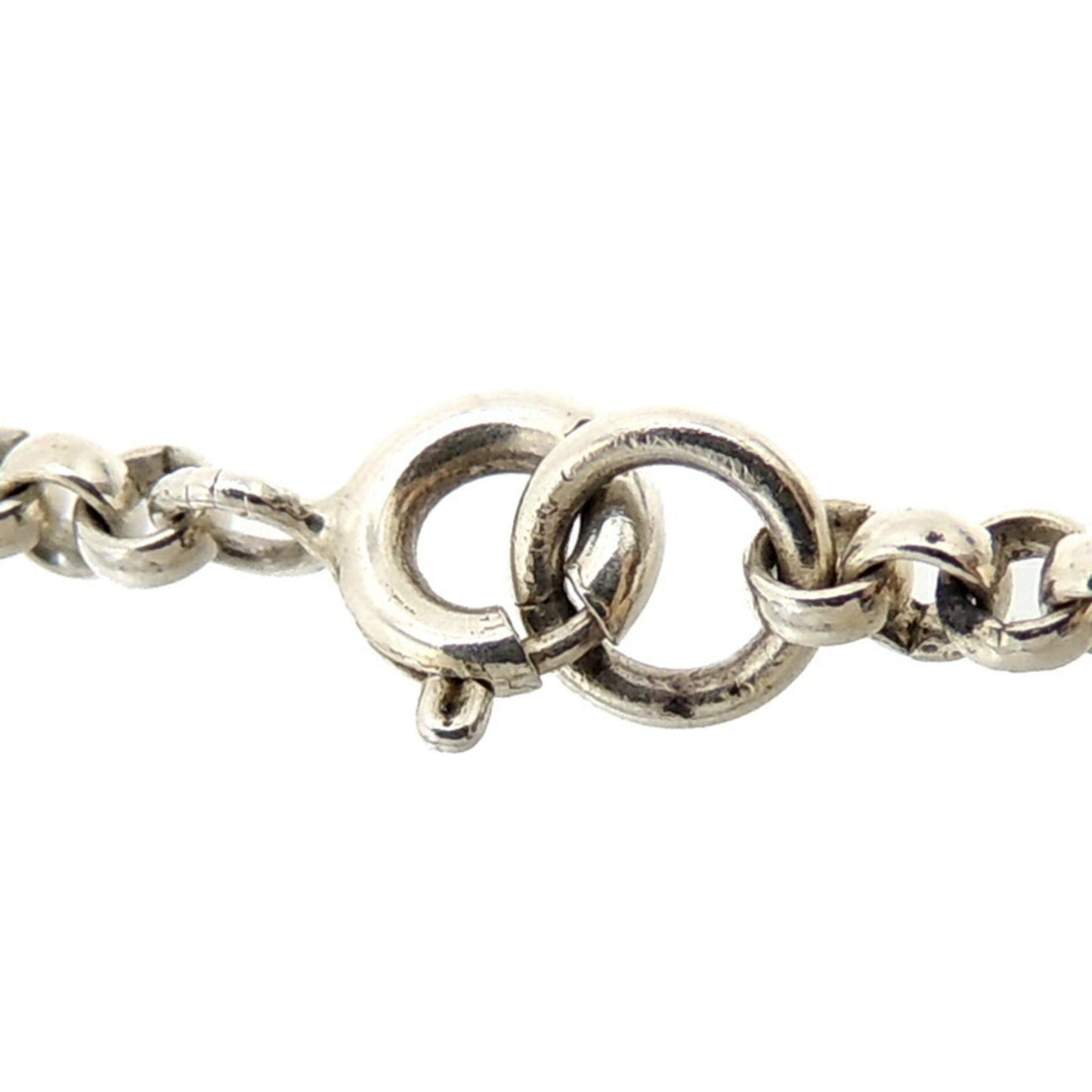 Hermes SV925 Horseshoe Women's Necklace Silver 925