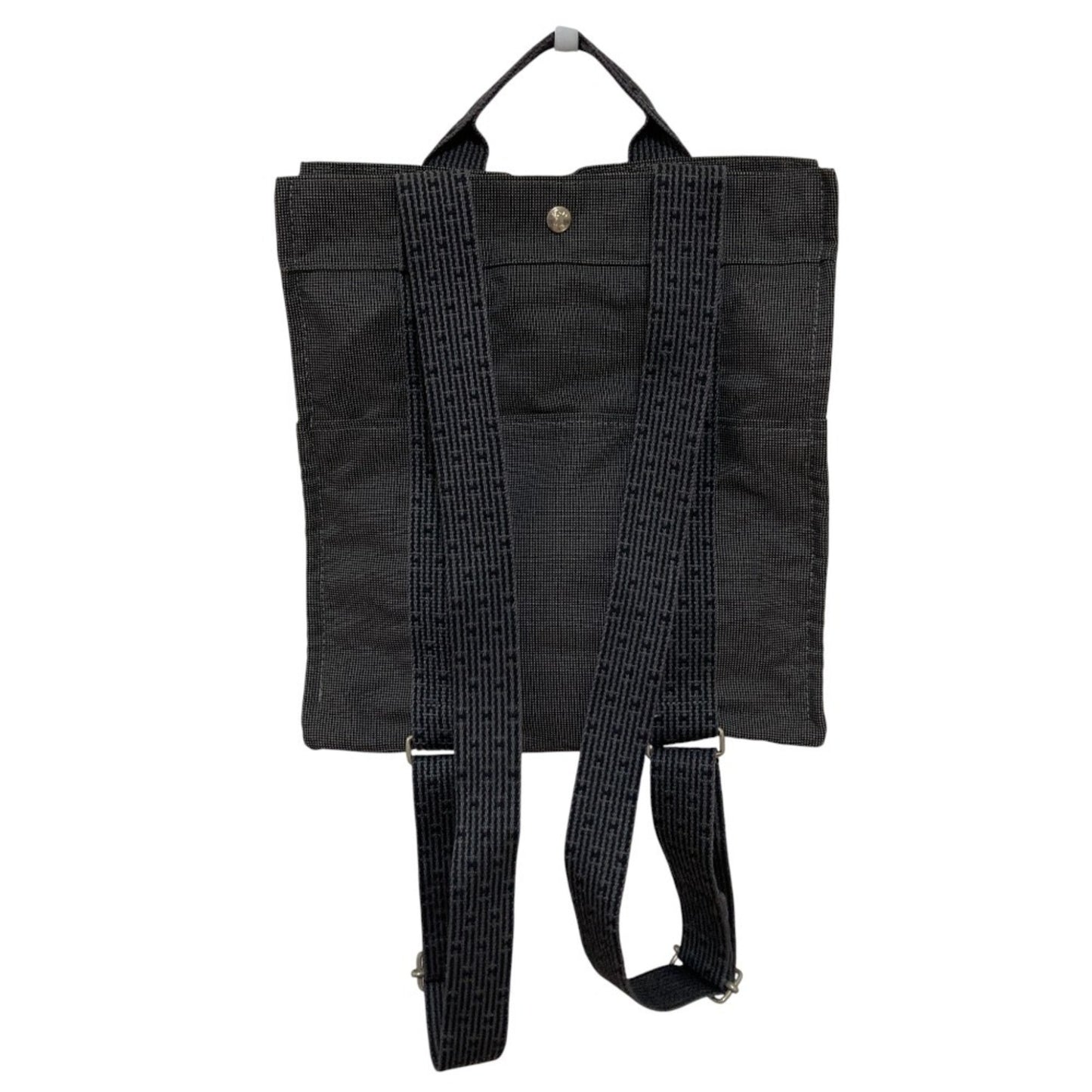 HERMES Air Line Ad MM Backpack, Gray, Women's