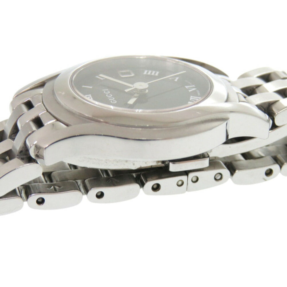Gucci 5500L Stainless Steel Black and Silver Quartz Watch with Dial 1492GUCCI — Good