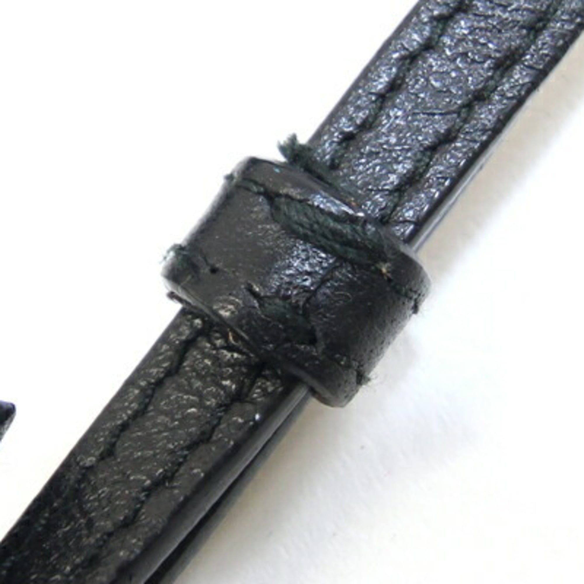 Prada Clutch Bag 1N1825 Black and Red Leather with Strap, Mini Pouch, Punching, Beads, Studs, Women's, PRADA