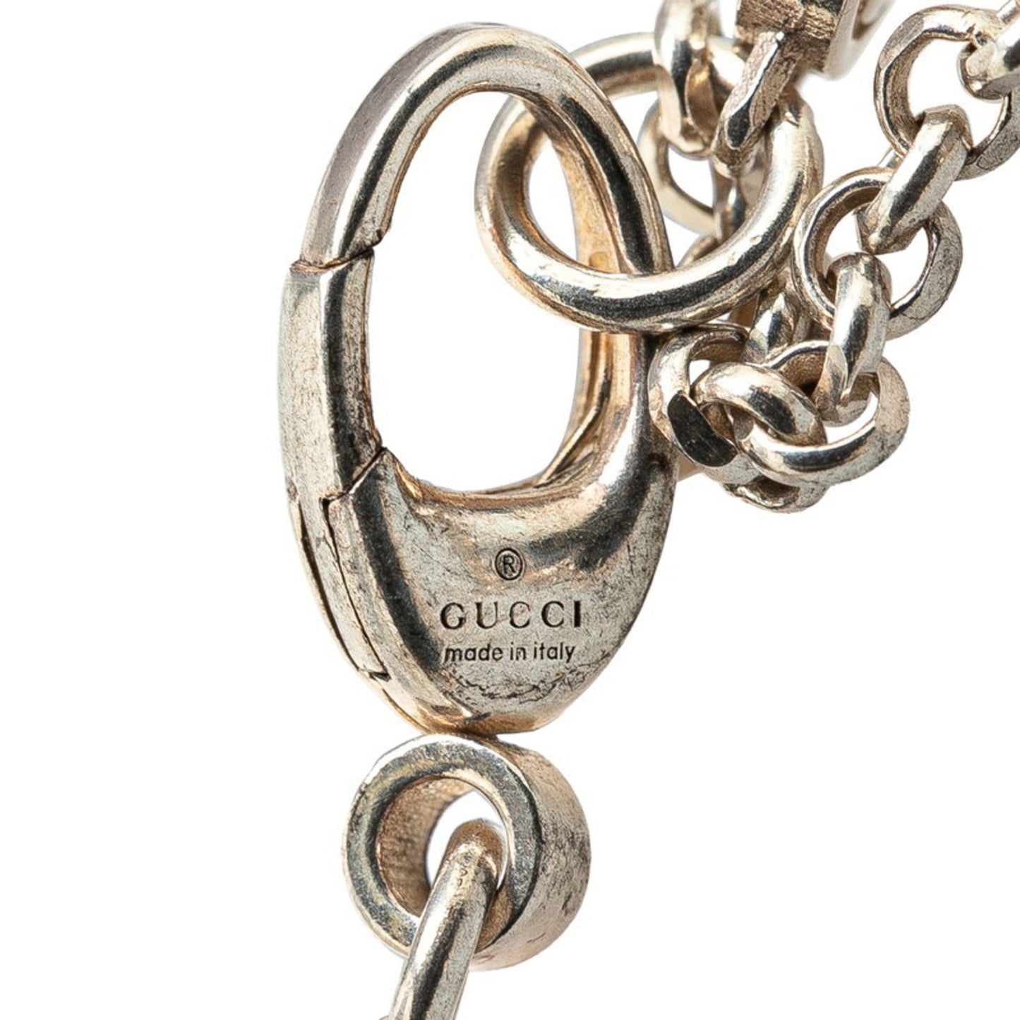 Gucci Double G Key Charm Bracelet #17 SV925 Silver Women's GUCCI