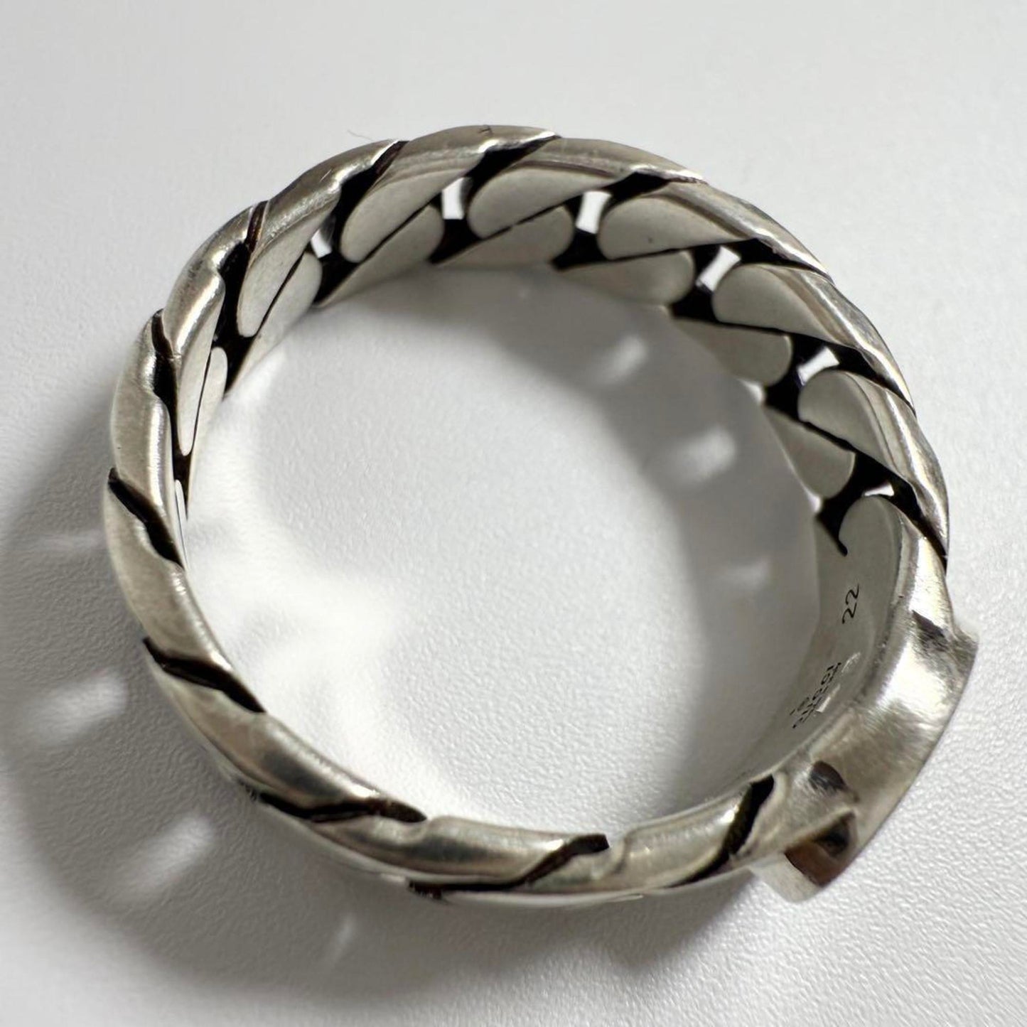 Gucci Men's Interlocking G Silver Ring