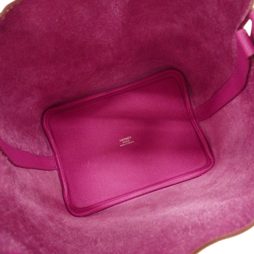 Hermes Hermès Picotin Lock PM Traces Handbag in Epsom Leather, Magnolia Blue Sapphire with C Stamp, Women's, P2414970