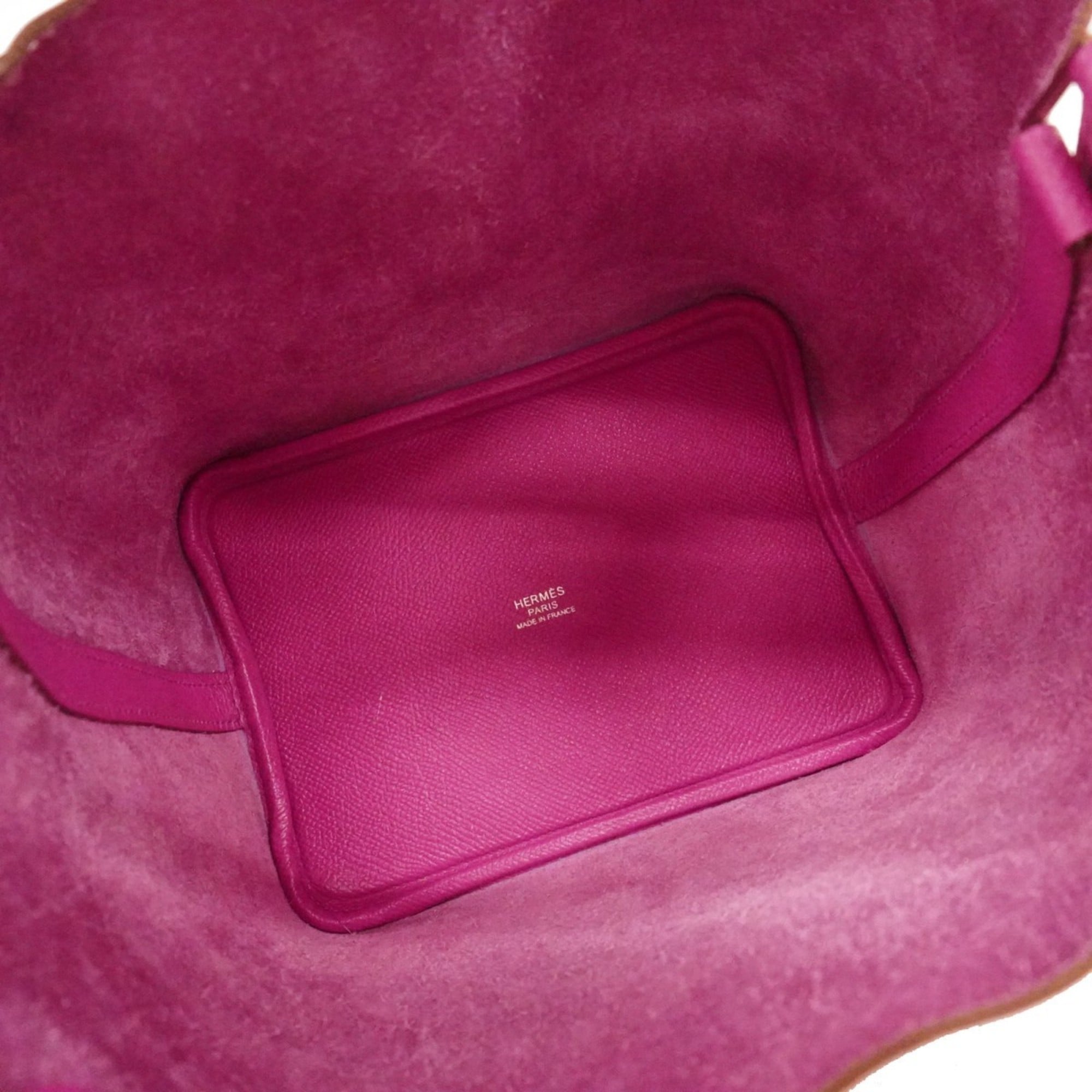 Hermes Hermès Picotin Lock PM Traces Handbag in Epsom Leather, Magnolia Blue Sapphire with C Stamp, Women's, P2414970