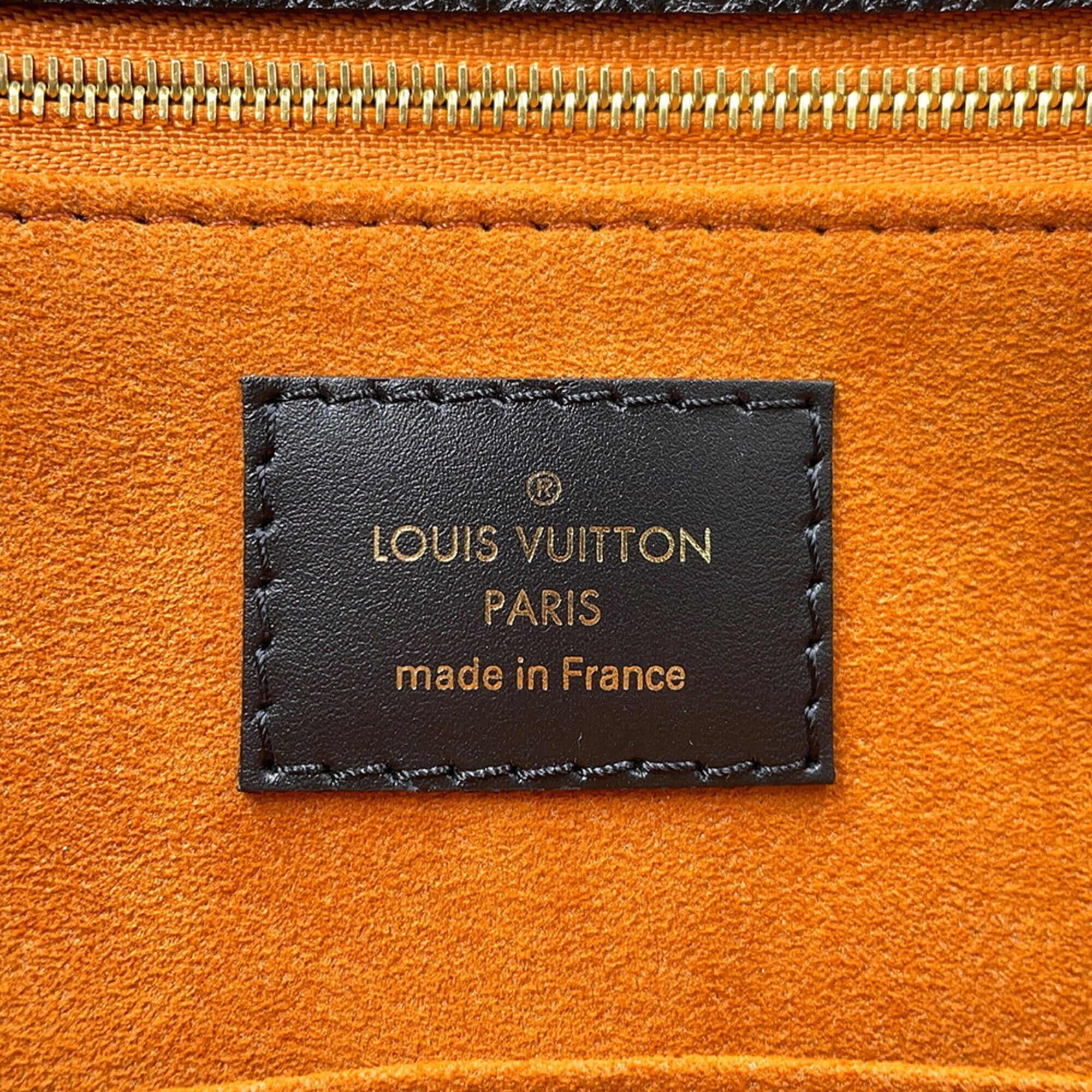 Louis Vuitton Monogram Empreinte OnTheGo GM Tote Bag M44925, Handbag, 2-way Shoulder Bag, Black, Monogram, LOUIS VUITTON — Like New