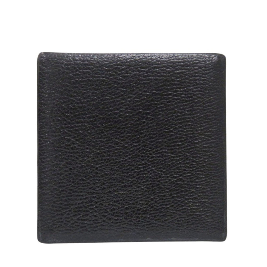 Hermes Excellent condition Hermès Zulu Chevre Black wallet/coin case with 〇Q markings, black, 0776