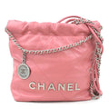 CHANEL Shoulder Bag Chanel 22 Mini Leather Pink Women's h30888a