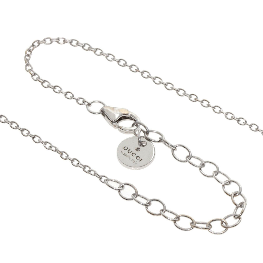 Gucci Icon Bloom Circle Necklace 18K White Gold Women's GUCCI — Like New