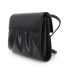 Gucci Double G Shoulder Handbag, Leather, Black, Gold Hardware — Like New