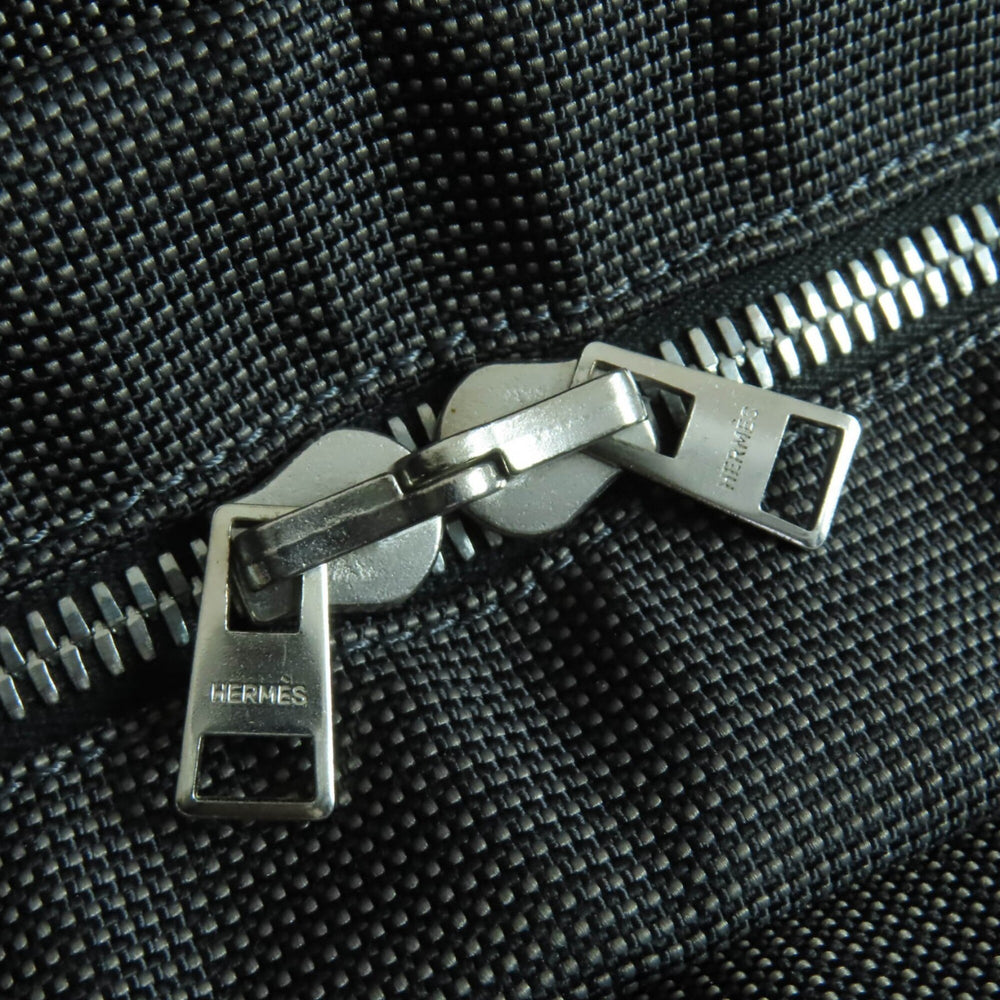HERMES Hermes Herline MM Sellier Hardware Canvas Tote Bag Handbag Gray Made in France Women's — Like New