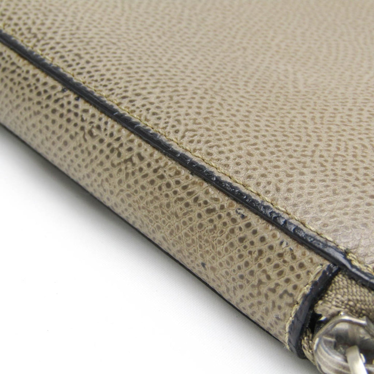 Valextra V9L06 Women,Men  Calfskin Long Wallet (bi-fold) Grayish