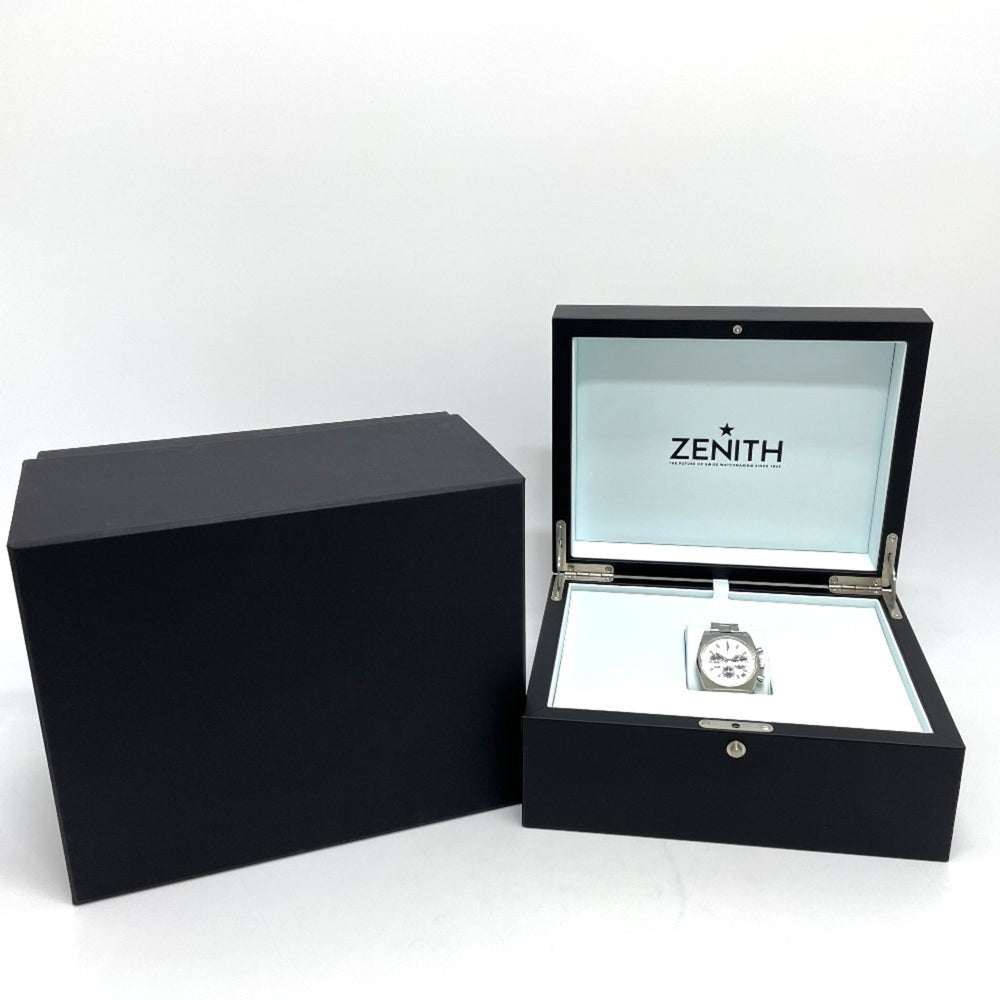ZENITH 3.L384.400 Lupin the Third 2nd Edition Japan Limited 200 Pieces Revival A384 Chronomaster Watch Stainless Steel Men's Silver — Like New