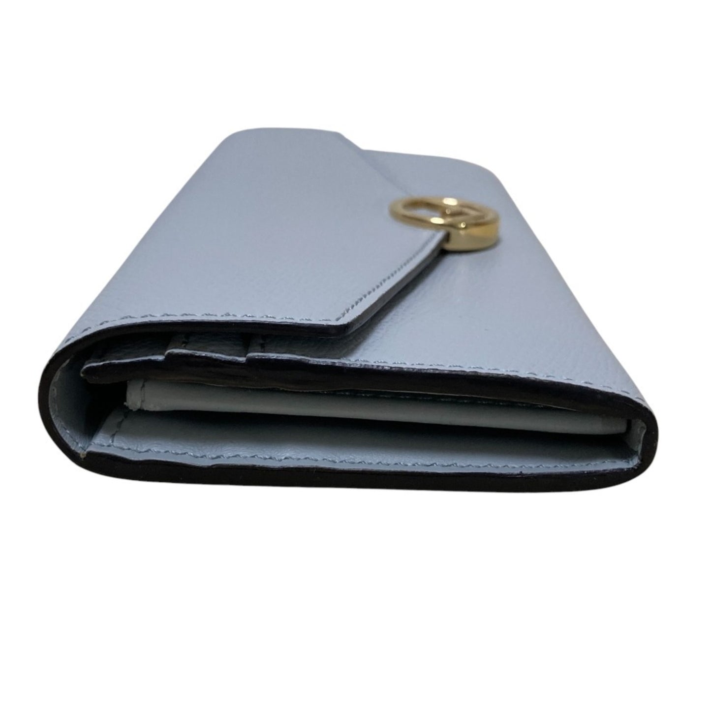 FENDI F is Fendi Continental Wallet, Light Gray, Women's