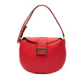 Fendi Croissant Handbag/Shoulder Bag 8BR790 Red Leather Women's FENDI