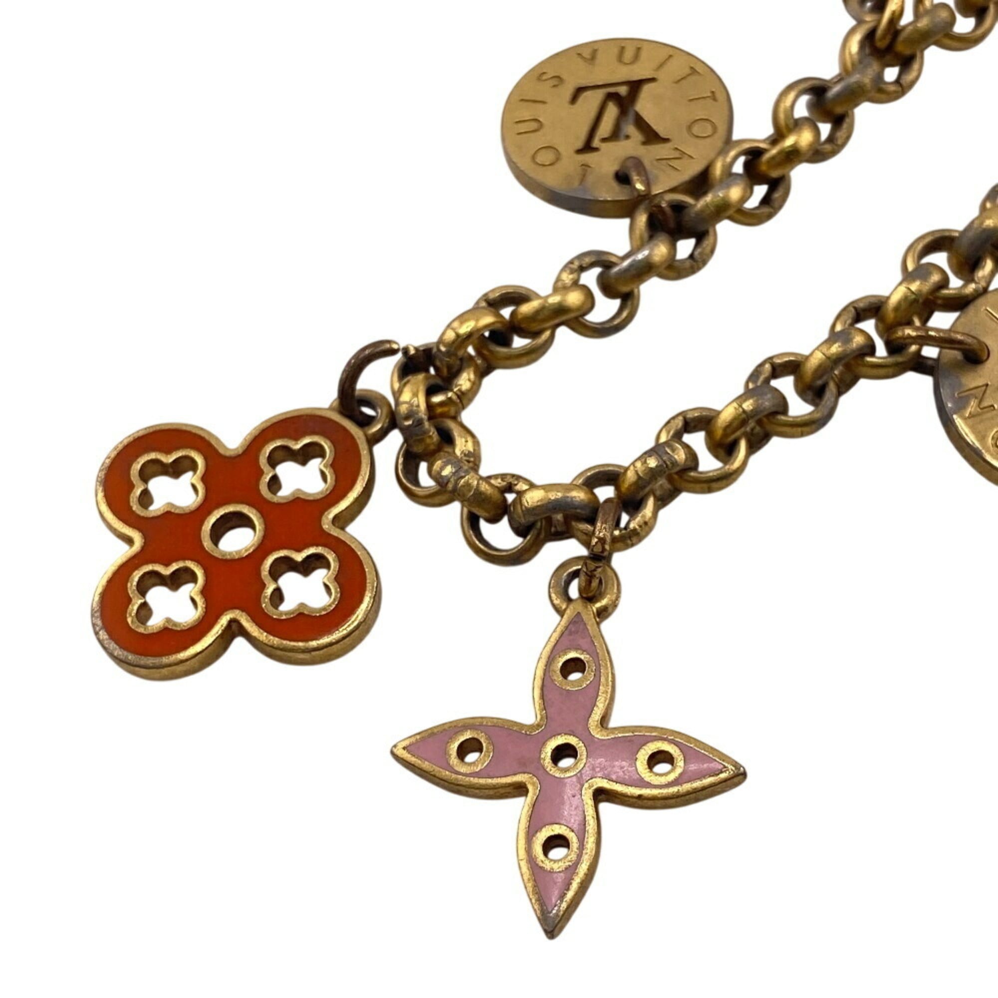 LOUIS VUITTON M66005 Porte Cressiennes Key Ring Bag Charm, Gold, Women's