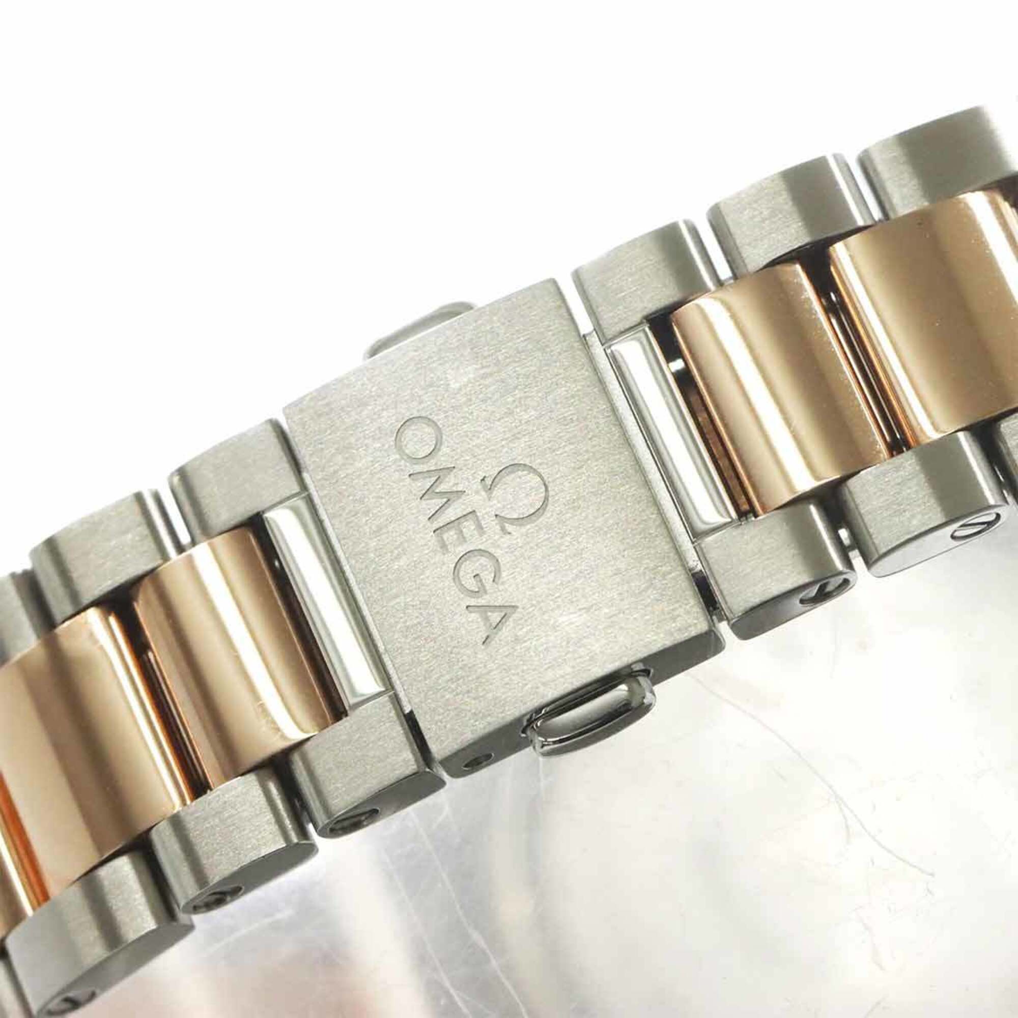 Omega Seamaster Aqua Terra 220 20 34 52 001 Boys' Watch 11P Diamond Date White 18KPG Pink Gold Automatic Self-winding — Like New