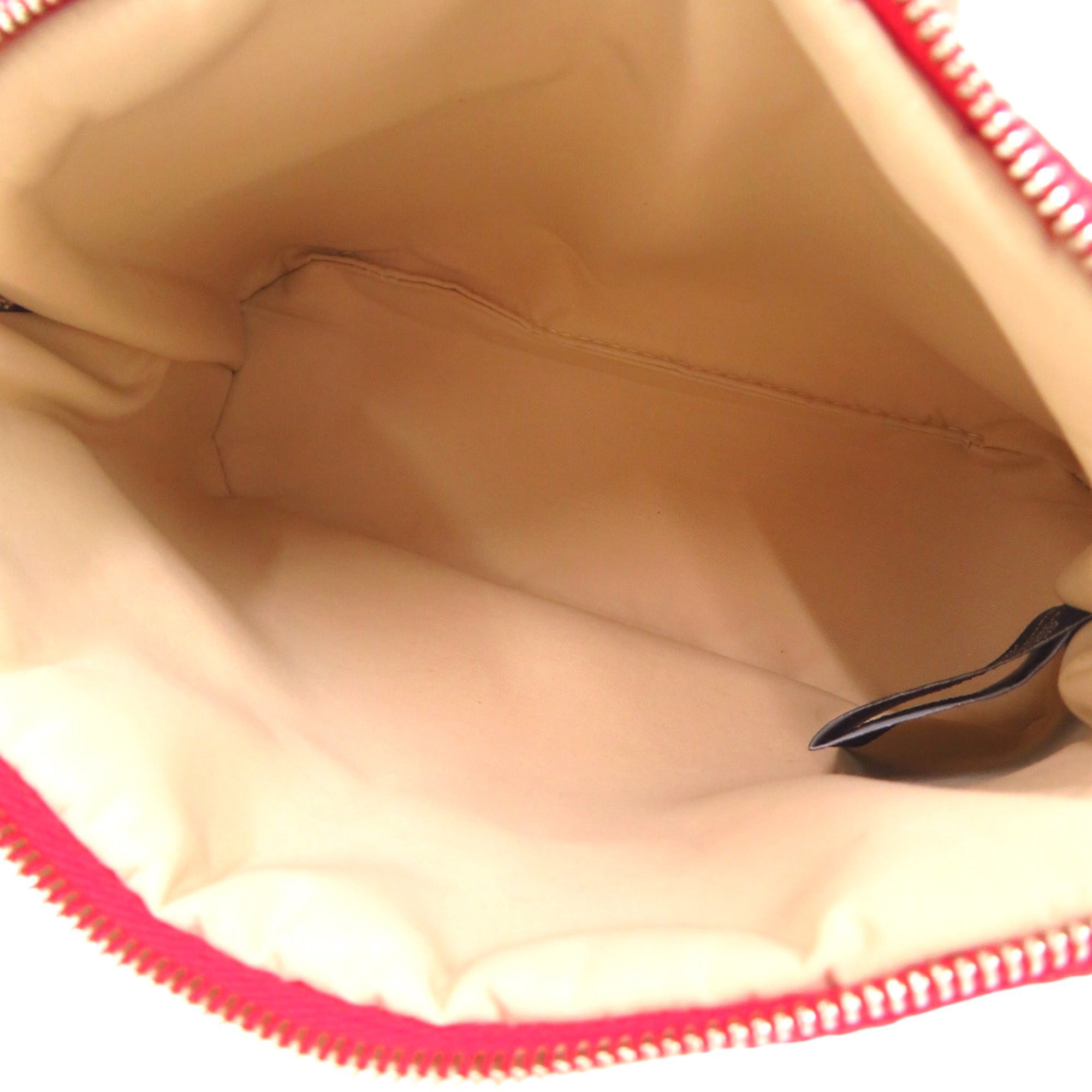 Hermes Bolide Pouch Mini Handbag Cotton Red 0027 HERMES — Like New