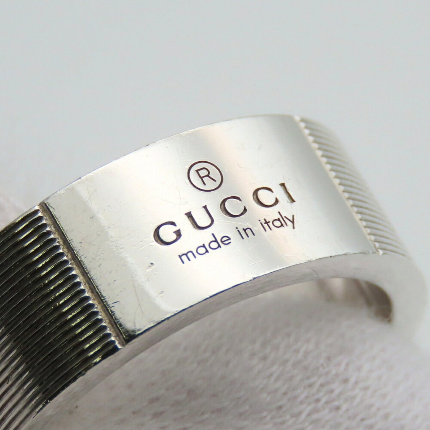 Gucci Ring, Size 21, Sterling Silver, Approx. 10.2g, Men's, GUCCI