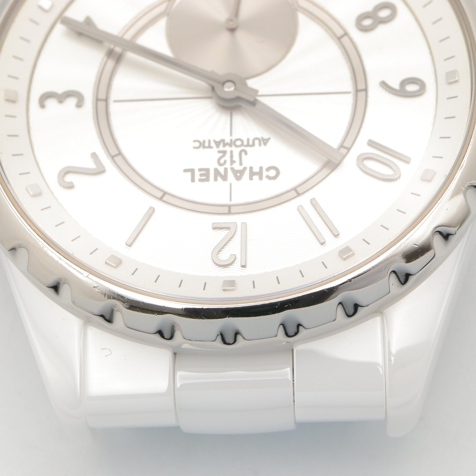 Chanel J12-365 Ceramic Men's Watch, White (H3837) — Very Good
