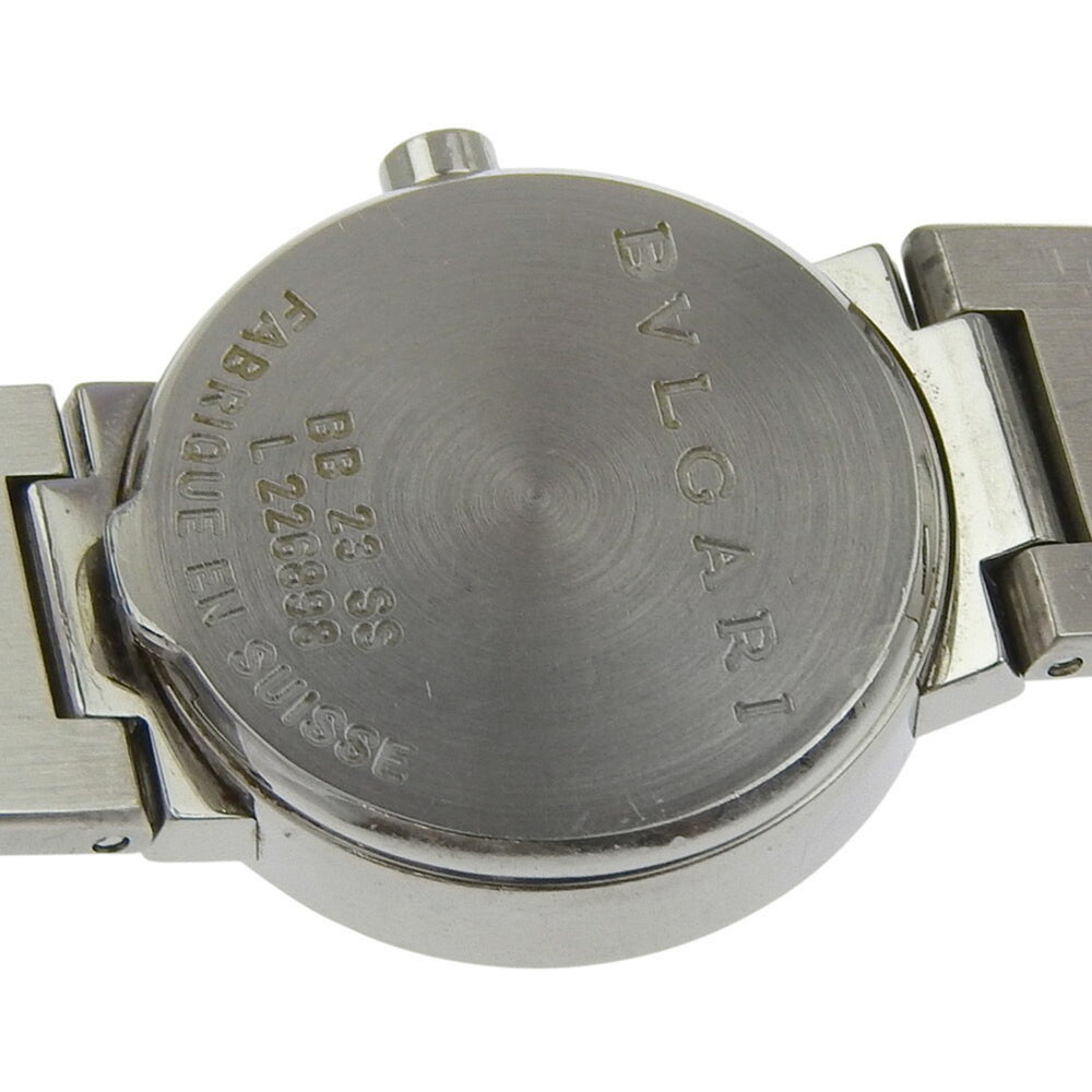 BVLGARI Bzero1 Watch, BZero1 BB23SS, Stainless Steel, Quartz Movement, Analog Display, Black Dial, Women's — Good