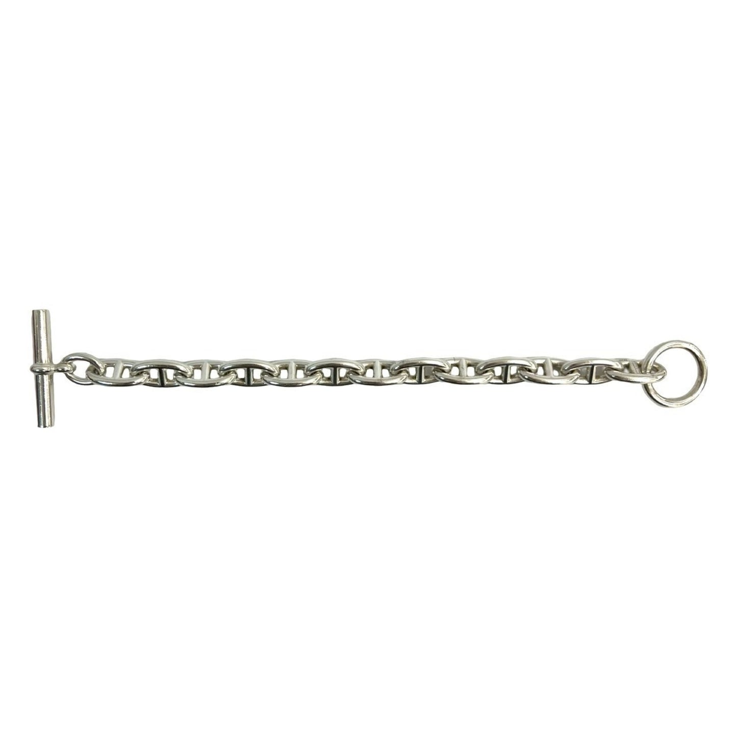 HERMES Chaine d'Ancre GM 13-link Sterling Silver 925 Chain Bracelet, 31258