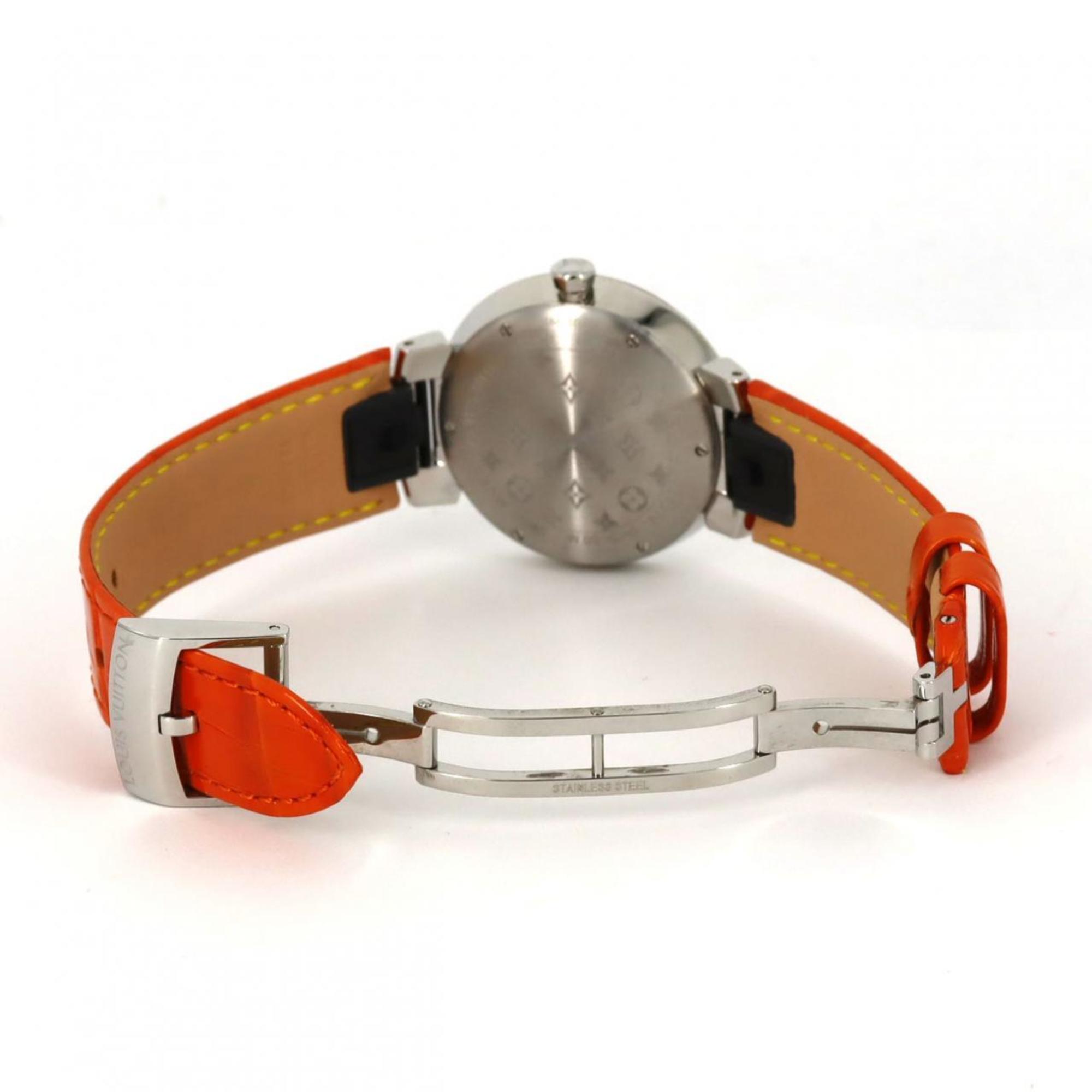 Louis Vuitton Tambour Slim 11P QA159 Stainless Steel Quartz Watch — Very Good