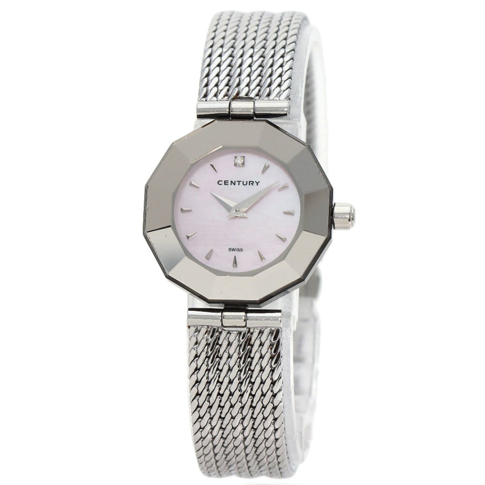 Century Primetime Watch Stainless Steel SS Ladies CENTURY — Very Good