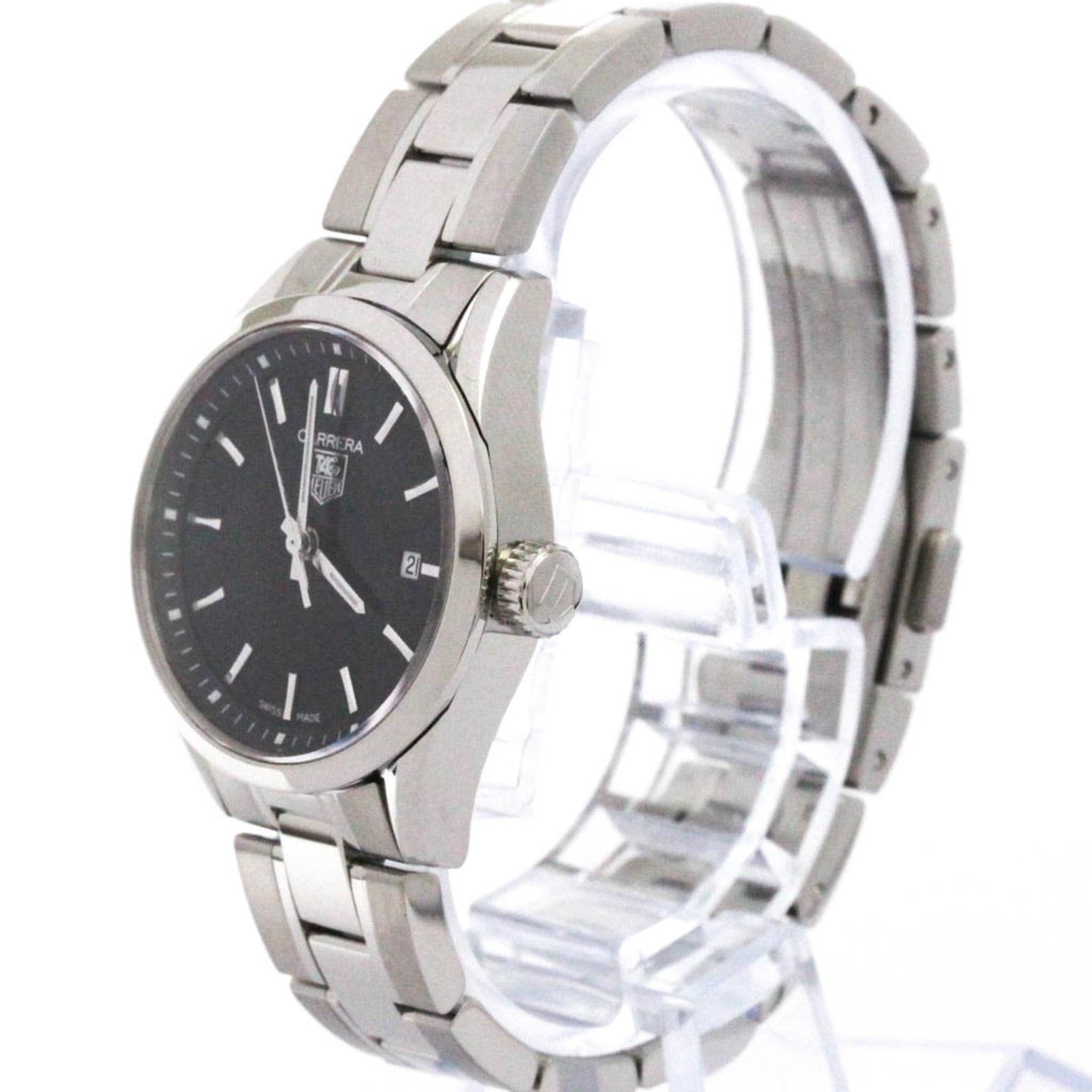 TAG HEUER Carrera Stainless Steel Quartz Ladies Watch WV1414 Polished — Very Good