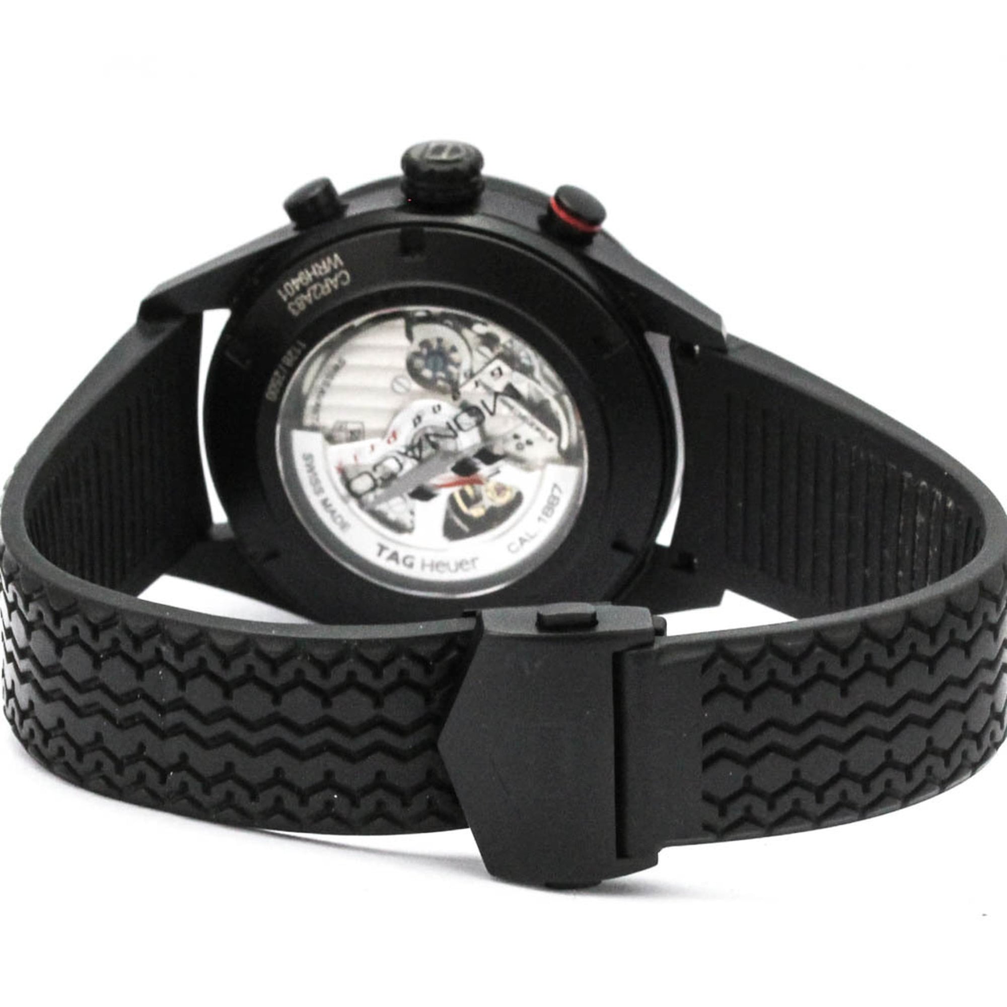 TAG HEUER Carrera Chronograph Monaco Grand Prix Titanium Watch CAR2A83 — Very Good