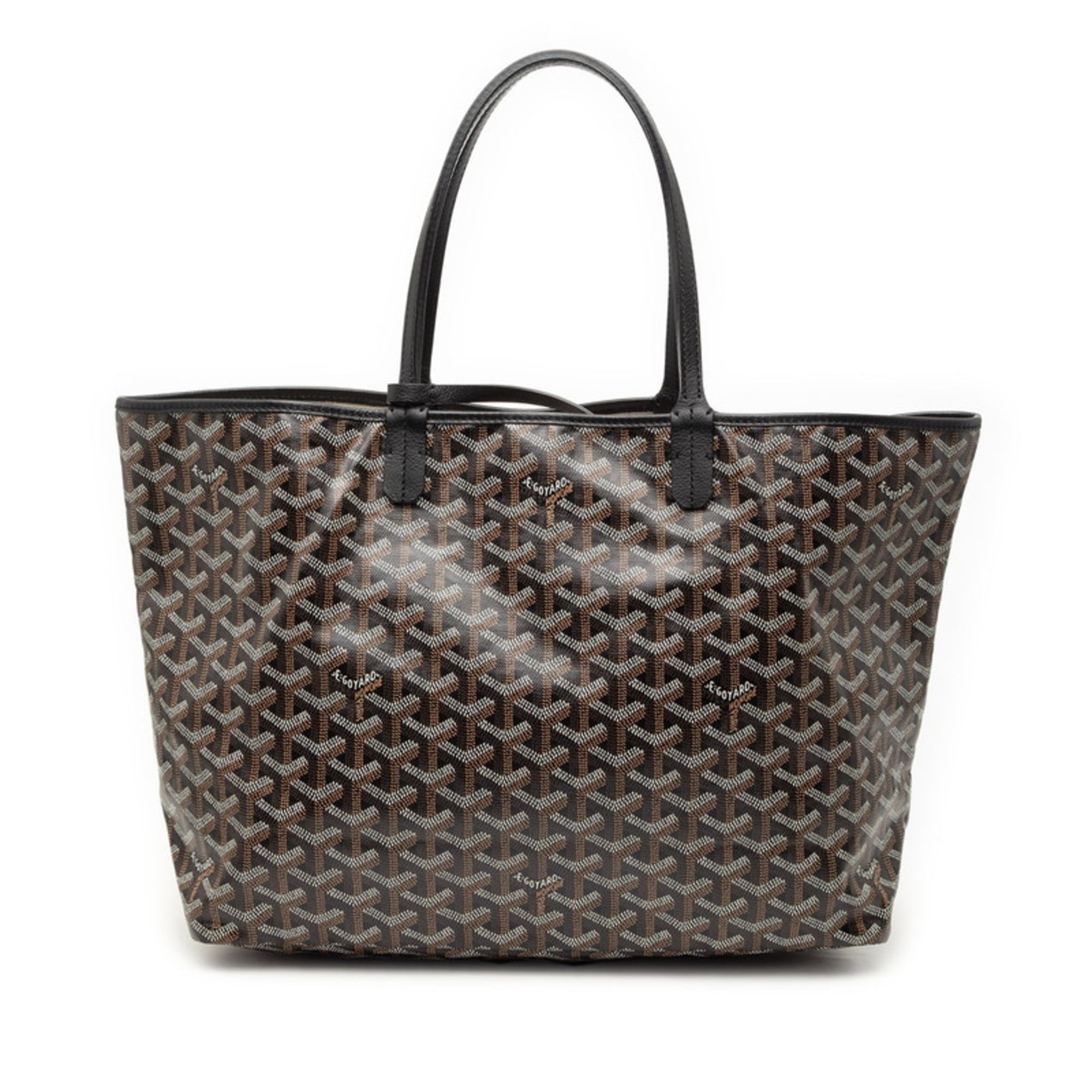 Goyard Saint Louis PM Tote Bag Black/Brown Women's GOYARD