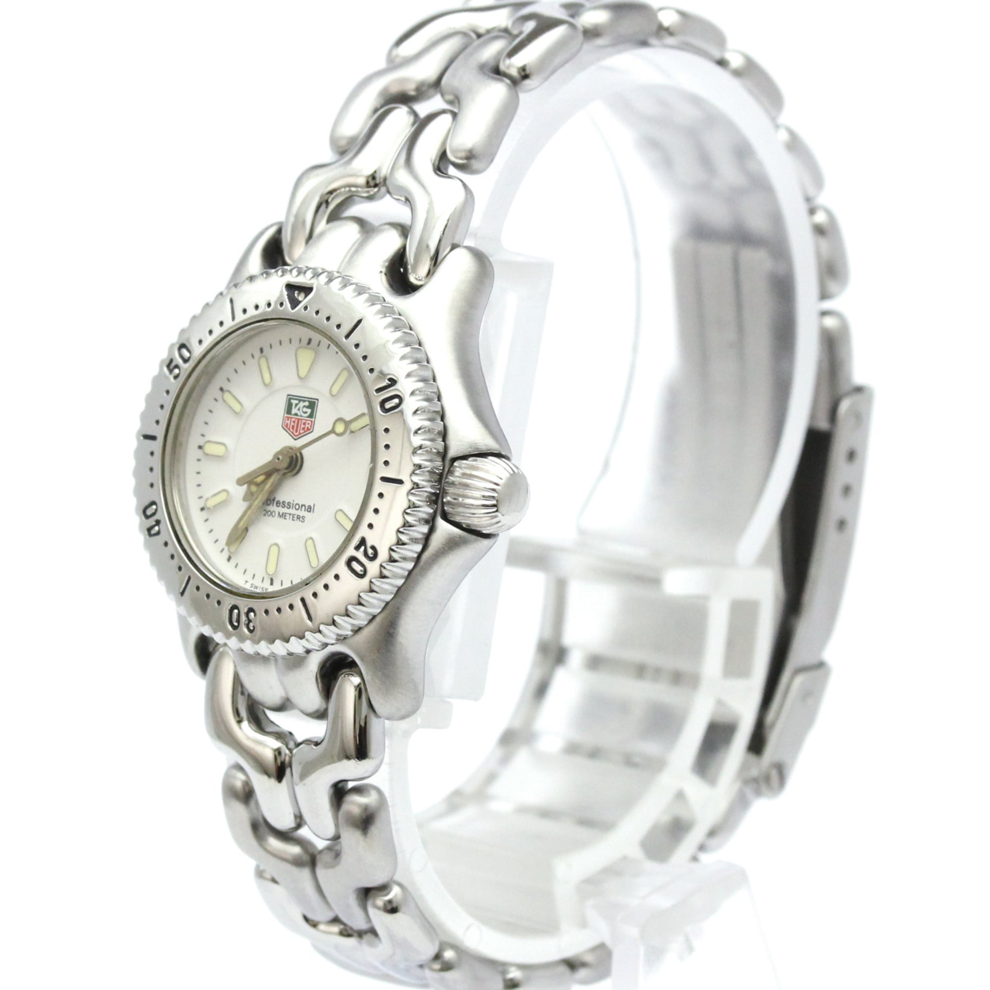 TAG HEUER Sel Professional Steel Quartz Ladies Watch WG1412 Polished — Very Good