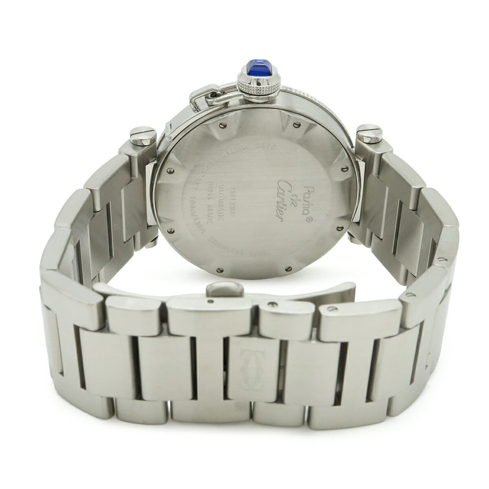 Cartier Pasha Seatimer, silver dial, automatic transmission, men's watch, W31080M7 — Very Good