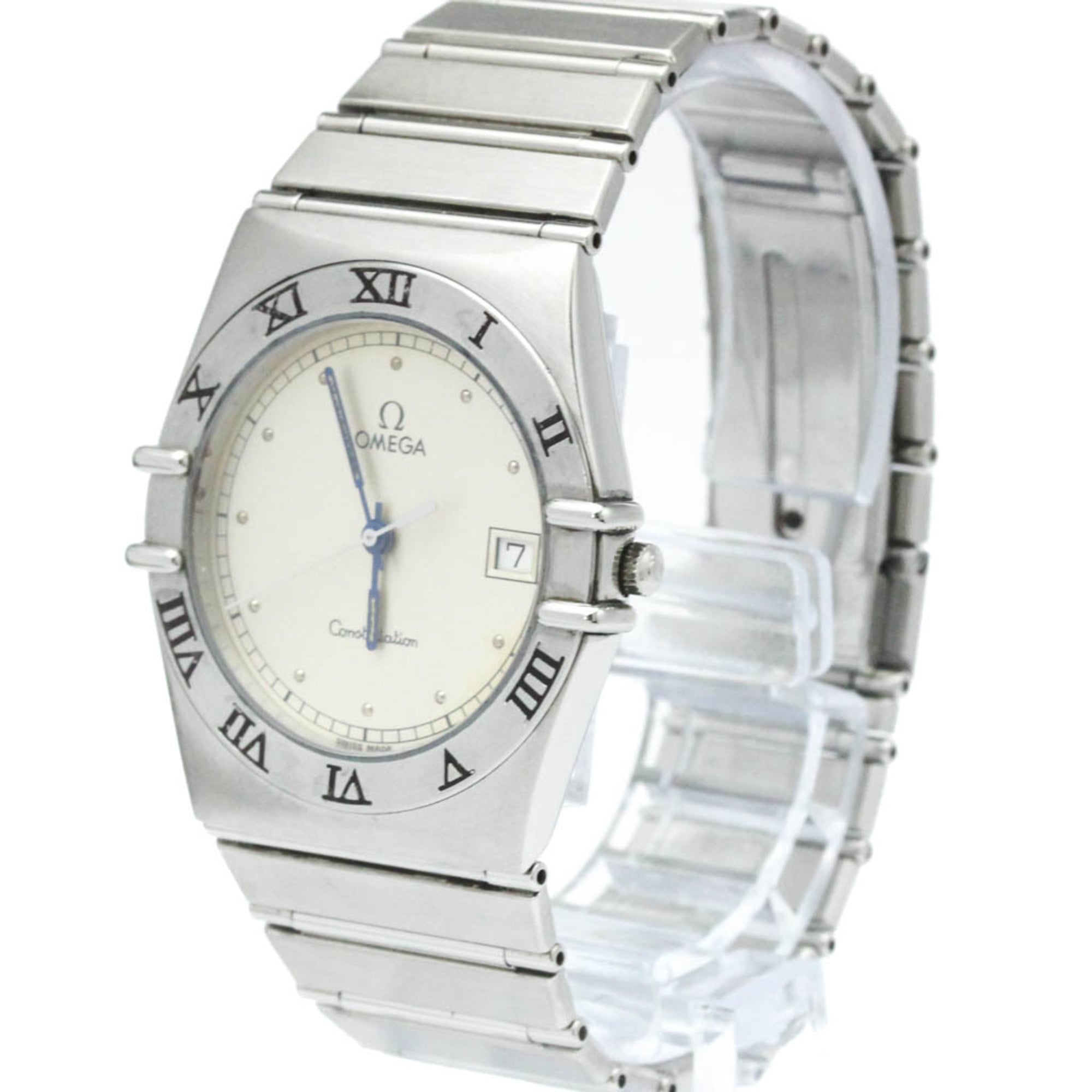 OMEGA Constellation Stainless Steel Quartz Mens Watch 396.1070 Polished — Good