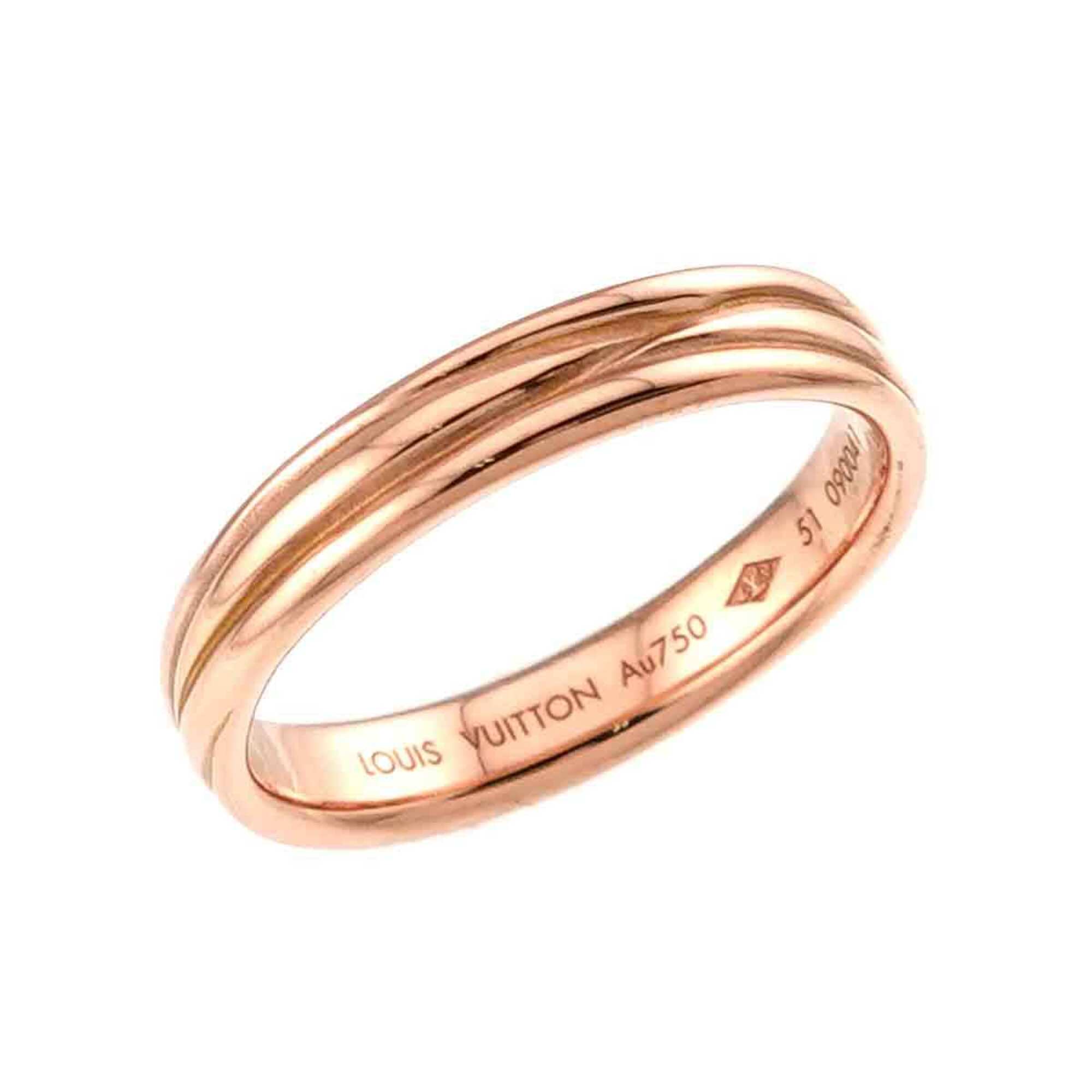Louis Vuitton Alliance Epi #51 Ring, 18K PG Pink Gold 750 — Like New