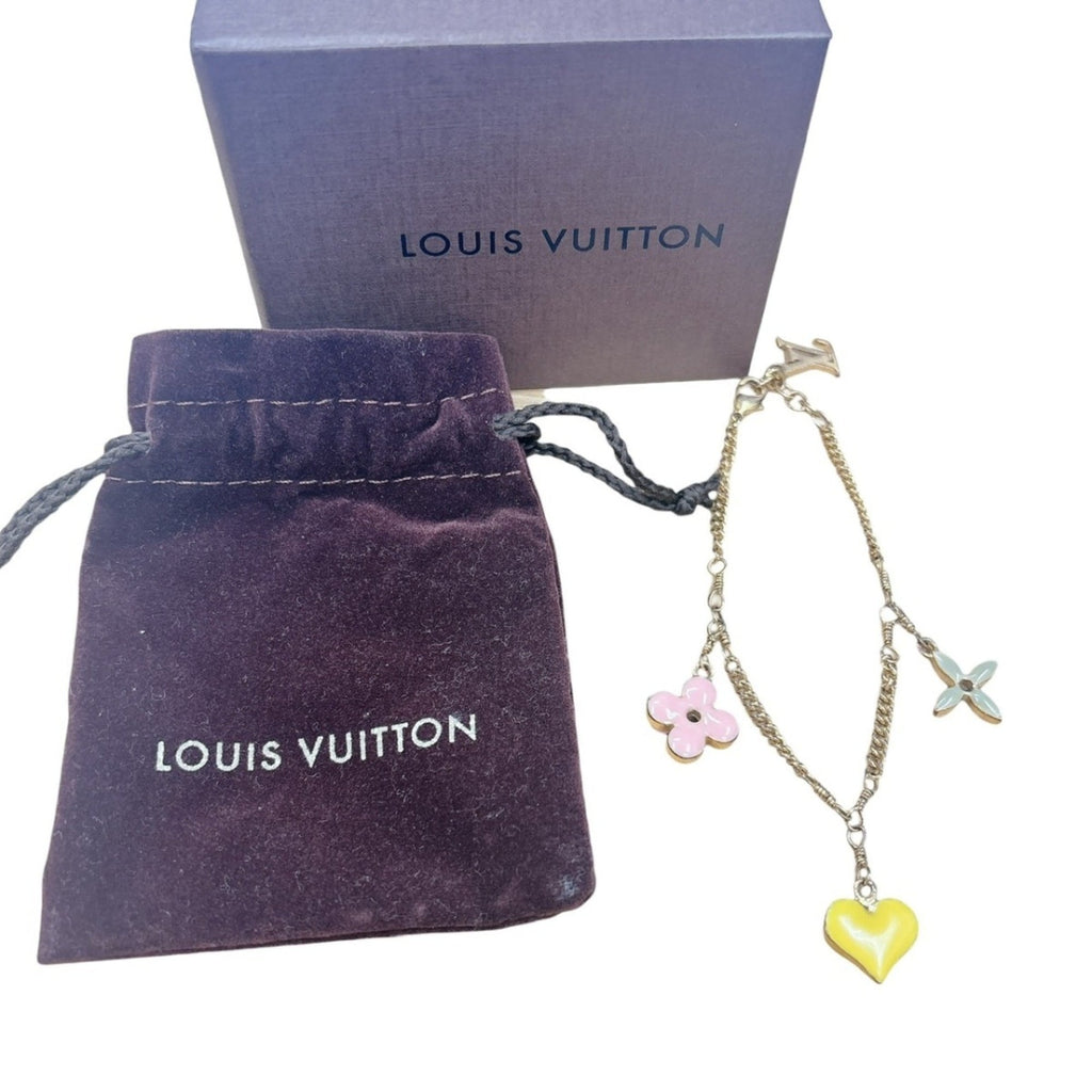 Louis Vuitton Sweet Monogram Bracelet GP M65477 Gold
