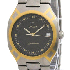 OMEGA Seamaster Polaris 18K Gold Steel Mens Watch 396.1022 Polished — Very Good