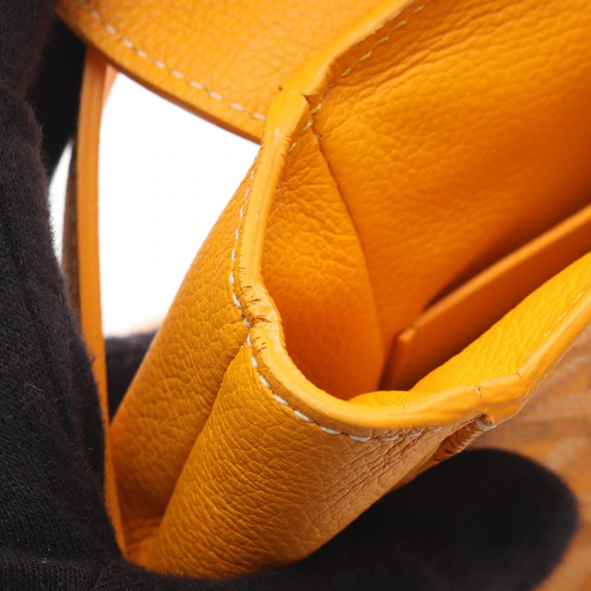 Goyard Saigon Mini Handbag, Coated Canvas and Leather, Women's, Yellow Multicolor, SAIGONMINTY08CL08P