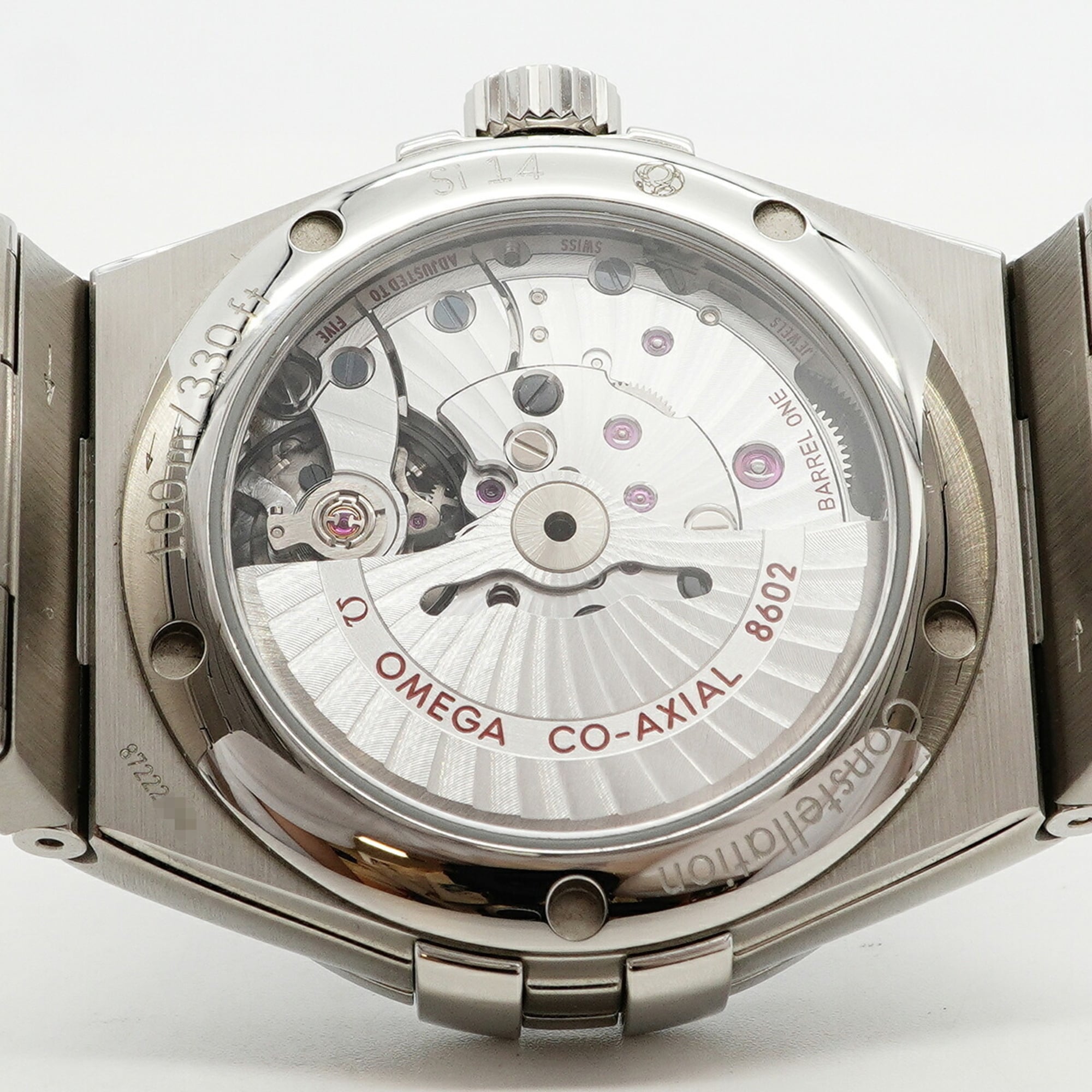 Omega Constellation Day-Date Co-Axial 123.10.38.22.01.001 Black Dial Men's Watch — Very Good