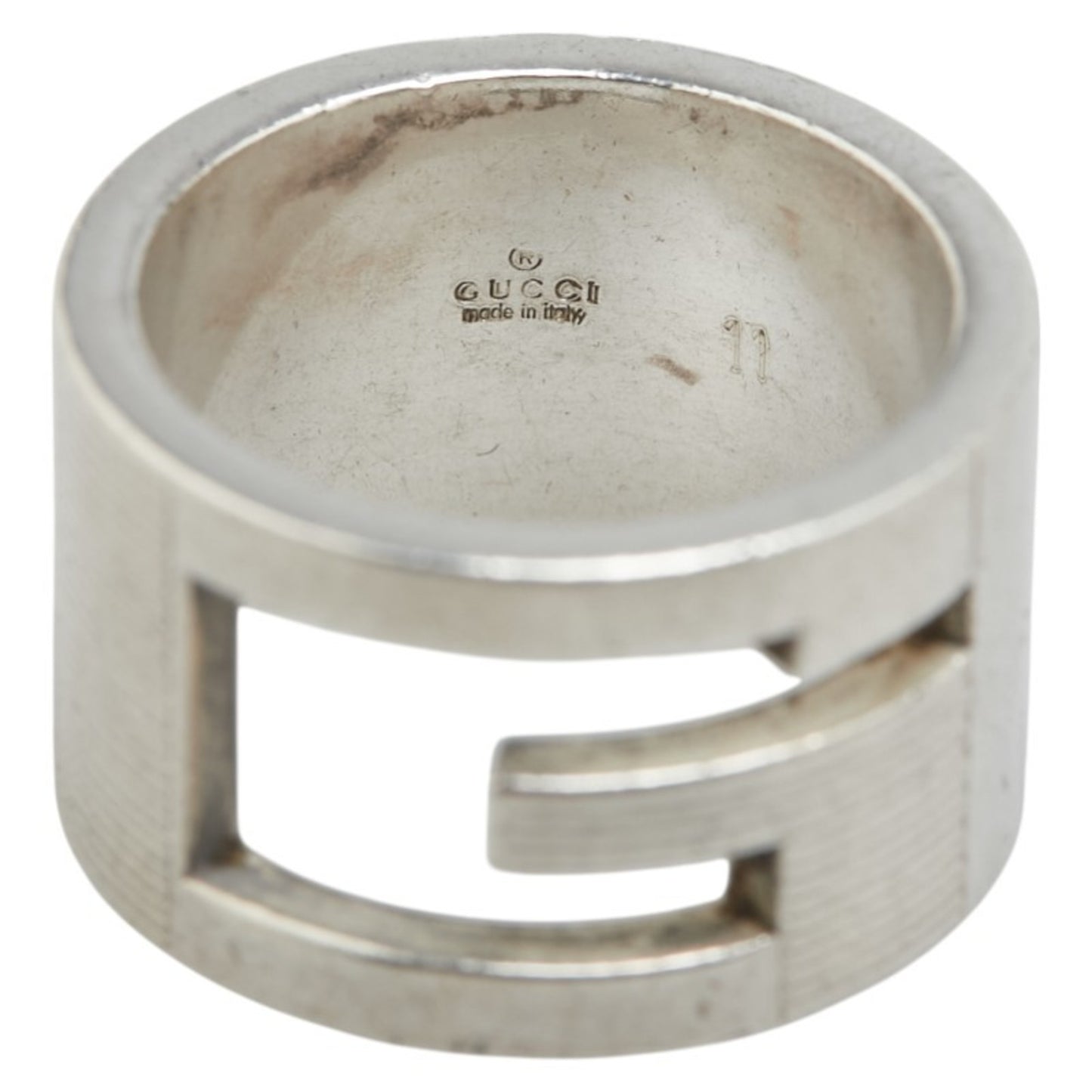 Gucci Branded G Ring #11 SV925 Silver Women's GUCCI