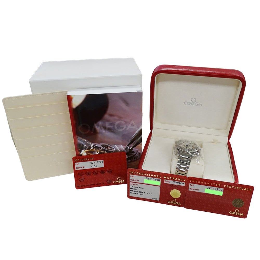 Omega Speedmaster 3211.32 Men's Watch, Brand Name, Chronograph, Date, Automatic, Stainless Steel (SS), Silver — Good