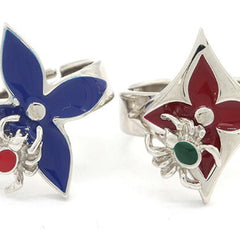 Louis Vuitton Ring Bague Set of 4 LV Fairy Tale MP2452 Silver Metal M Size Rings for Women LOUIS VUITTON — Like New