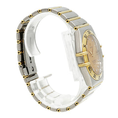 Omega Constellation Two-Tone Diamond 1202.15 Gold Dial Men's Watch — Good