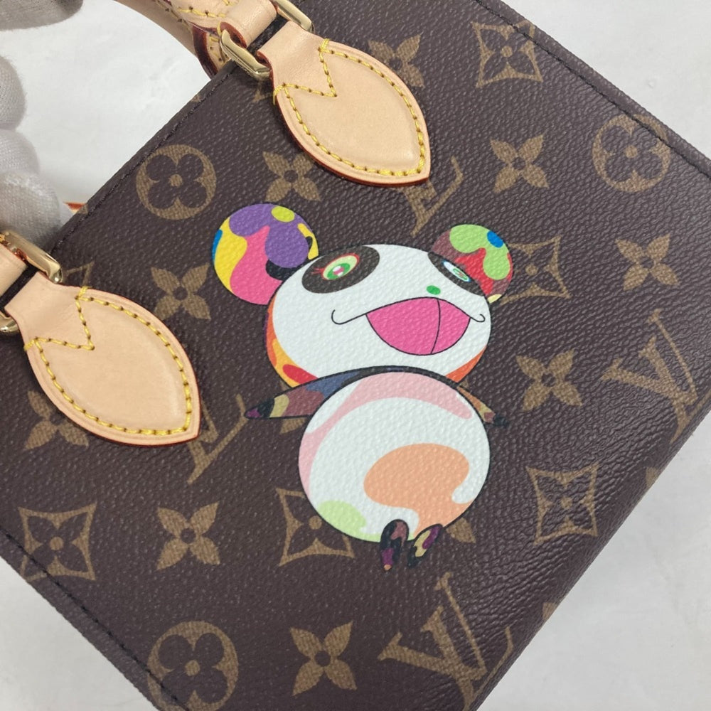 LOUIS VUITTON M13668 LV x TM On the Go BB Monogram Takashi Murakami Handbag Canvas Men's Women's Brown — New - Store Return