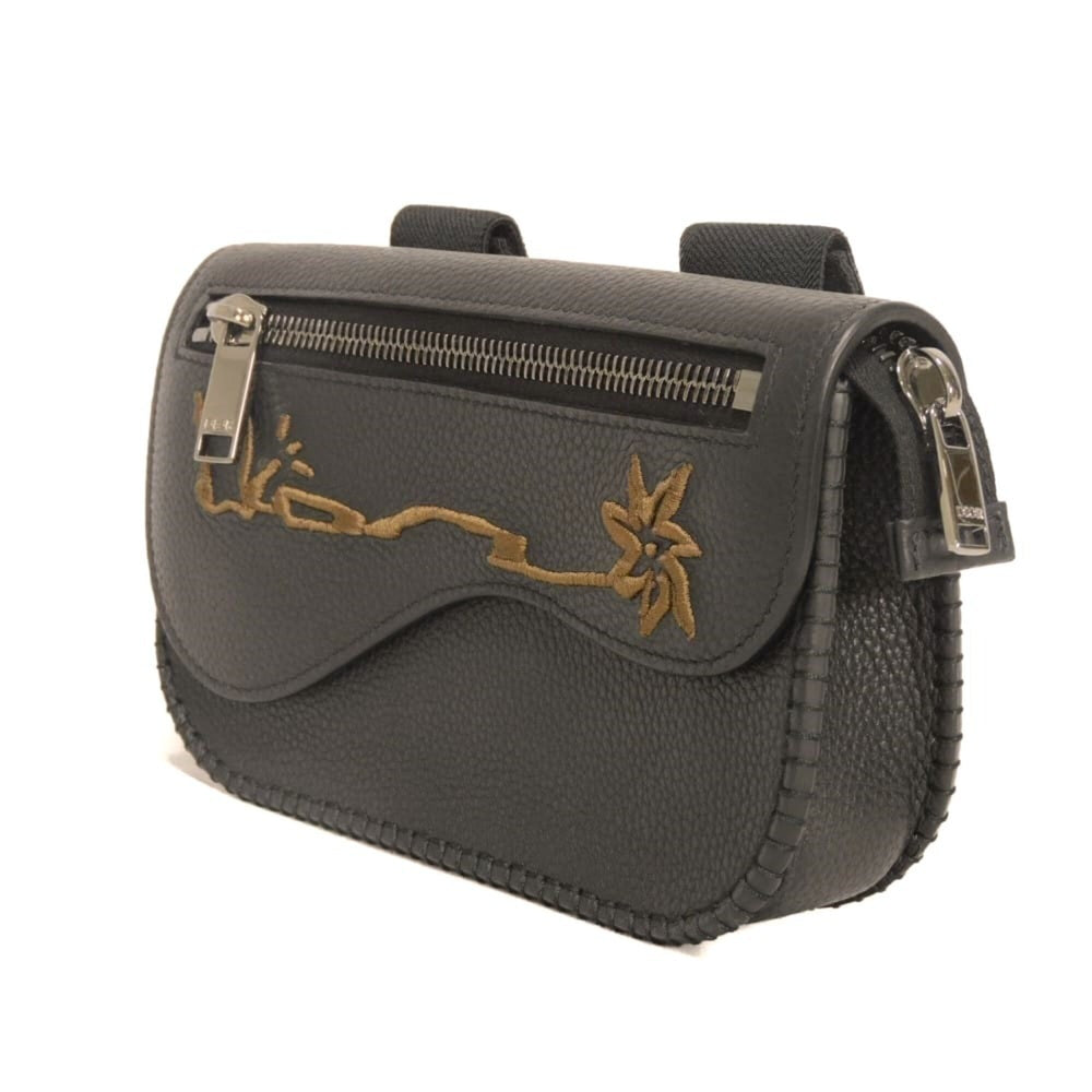 Christian Dior Dior Cactus Jack Saddle Arm Pouch Handbag with Logo Embroidery, 3-Way Design, Travis Scott, 2ADCA390SOT_H03E, Men's — Like New