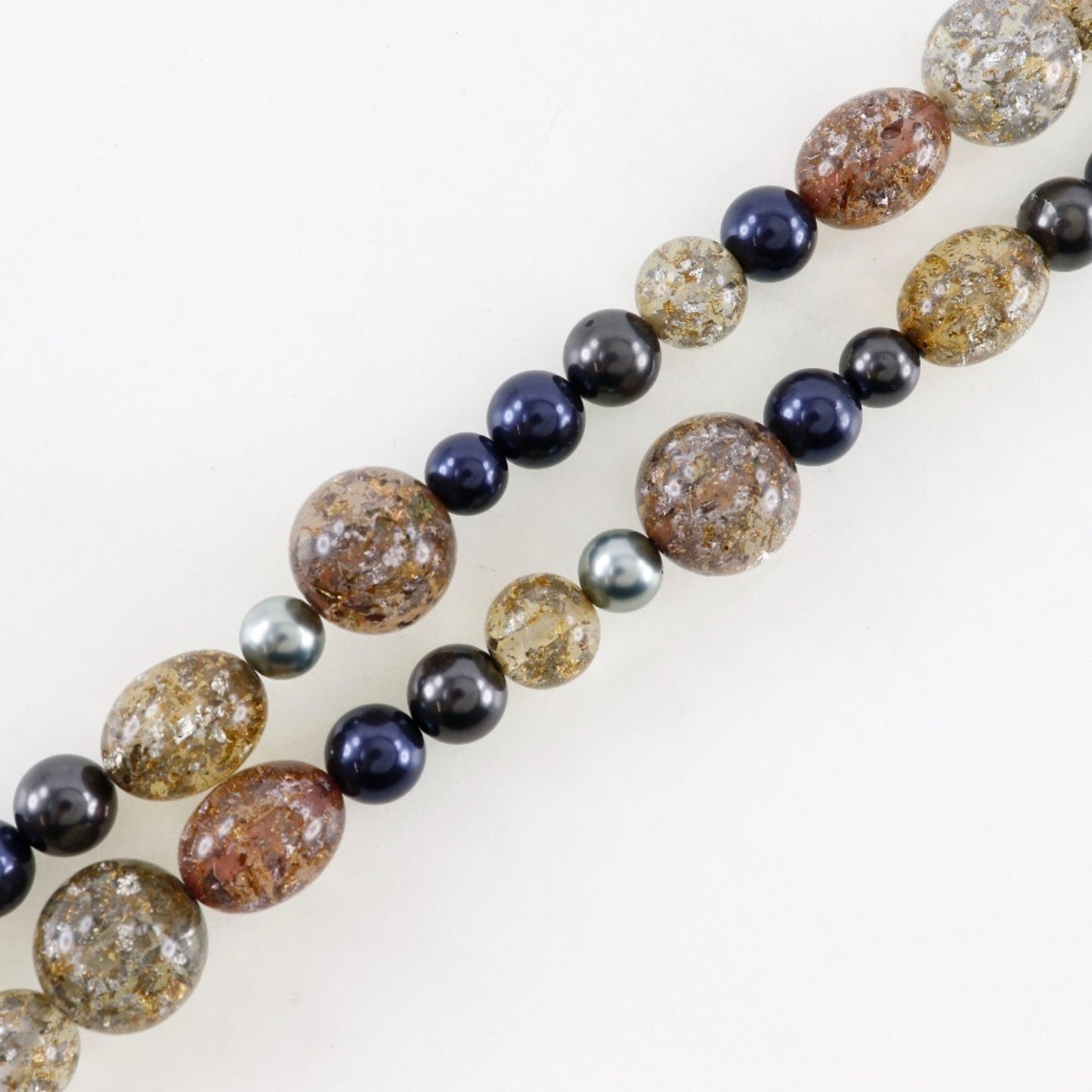 CHANEL COCO Mark Necklace x Fake Pearl Rhinestone 2006 Multicolor 06P Approx. 147g Women's