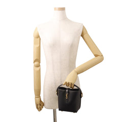 Yves Saint Laurent Saint Laurent Paris Handbag LE 37 Mini Bucket Bag Calf Leather 765870 SAINT LAURENT PARIS Black 2-way — Like New