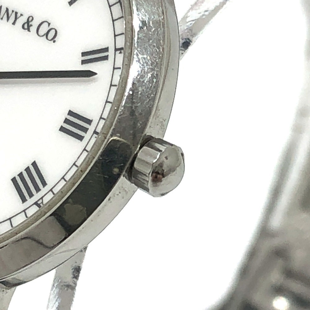 TIFFANY&Co. Tiffany M1510 Classic Quartz Round 2 Hand Analogue Watch SS Ladies Silver — Good