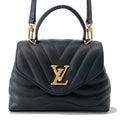 Louis Vuitton Calfskin Hold Me Handbag M21720 LOUIS VUITTON 2-Way Shoulder Bag Black