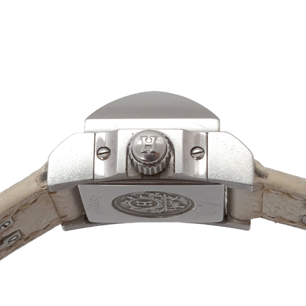 Hermes Medor Mini ME2 110 Women's Watch, Studded, White, Quartz Watch — Very Good
