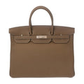 HERMES Birkin 40 Etoupe Z Stamp (circa 2021) Unisex Togo Handbag